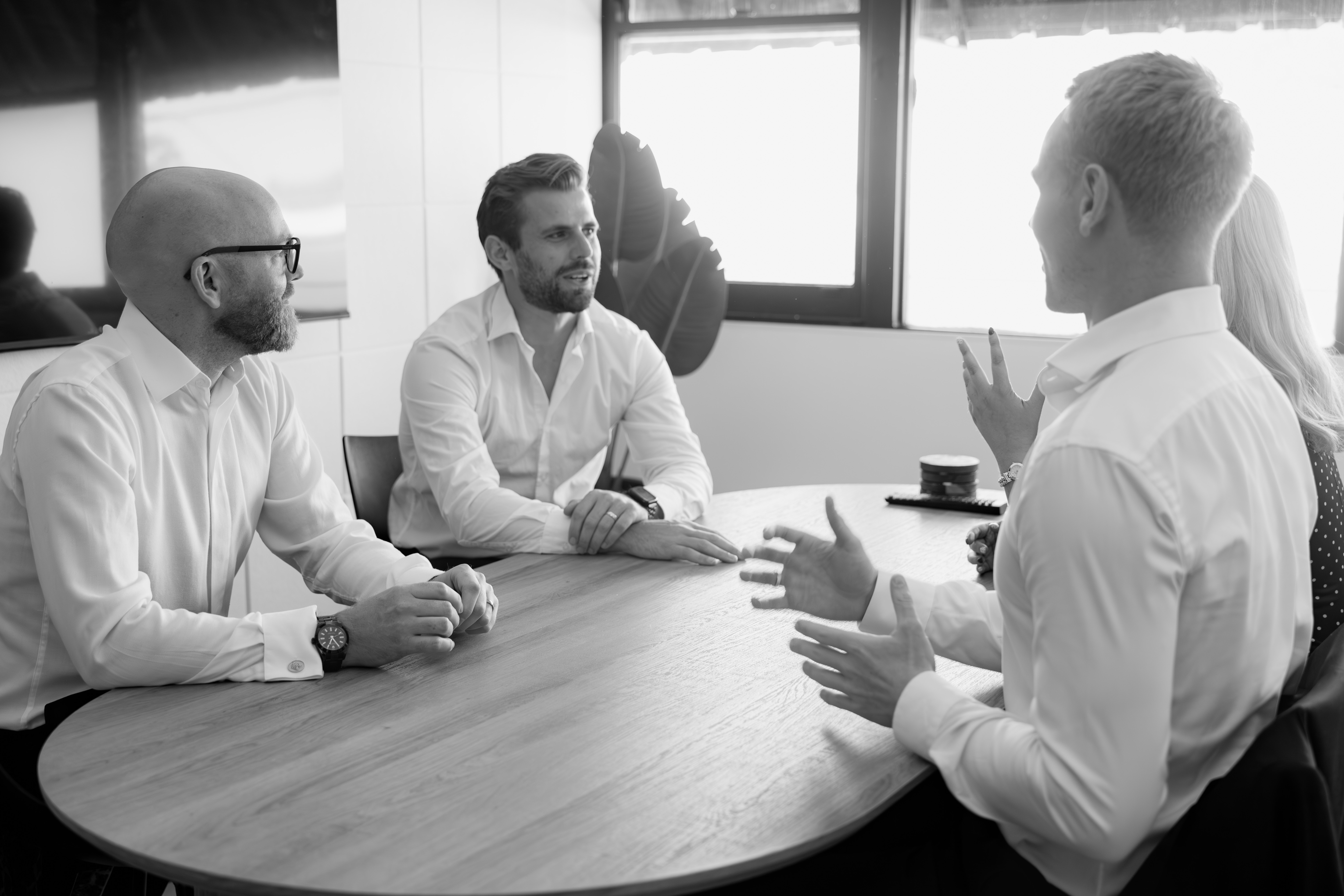 The Sabea Financial team in conversation
